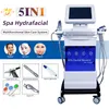 8 en 1 Diamond Microdermabrasion machine de beauté pulvérisation d'oxygène élimination des points noirs Eau Dermabrasion Aqua Peeling SPA équipement