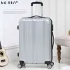 Nowy calowy bagaż bagażowy Sipnner Wheels Women Travel Suitcase Men Popular Fashion Trolley Forkowane pudełko ABSC J220708 J220708