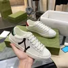 10A Italie Bee Casual Chaussures Ace Sneaker Femmes Blanc Plat En Cuir Chaussure Vert Rouge Stripe Brodé Tigre Serpent Couples Baskets Chaussures taille 35-45