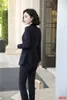 Dames tweedelige broek formele zwarte blazer vrouwen broekpakken voor dames zakelijk werk slijtage jasets kantoor uniform stijlen