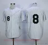 Film vintage basebolltröjor bär sömnad 2 Nelliefox 8 Blackpullover 11 LuisAparicio #14 All Sydd bort andningsbar sportförsäljning Högkvalitativ Jersey