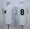 Film Vintage Baseball-Trikots Trägt genäht 2 NellieFox 8 BlackPullover 11 LuisAparicio #14 Alle Nähte weg Atmungsaktiv Sport Sale Hochwertiges Trikot