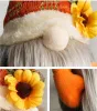 Party Supplies Halloween Thanksgiving Fall Harvest Festival Decoration Gnomes With Pumpkin Plush Elf Dwarf Doll Hem Desktop Ornament FY2973 0817