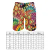 Short pour hommes coloré Mandala conseil Vintage imprimé fleuri pantalon court homme taille élastique drôle maillot de bain grande taille pour hommes