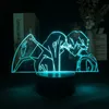 Kids LED Night Light Acrylic 3D Table Lamp Anime DARLING In The FRANXX 02 Nightlight with Remote Birthday Gift