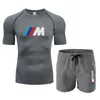 Snabbt torr sportdräkter Men's Tracksuit Gym fitnesskläder som kör jogging sport slitage träning set sportkläder 220520