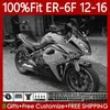 Spritzguss-Verkleidungen für KAWASAKI NINJA 650R ER-6F ER6 F ER 6F ER6F 12 13 14 15 16 Karosserie 136Nr