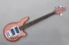 Factory Custom Metal Orange 5-String Electric Bass Guitar med Rosewood Fretboard Black Hardwares Active Circuit Erbjudande anpassad