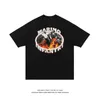 2022 Summer New American Street West Coast Rap Hip Hop Character Print Loose Short Sleeve T-shirt Men's Fashion Brand