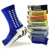 Anti Slip Football Socks Athletic Long Socks Absorberande sportgreppstrumpor för basketfotbollsvolleyboll som kör DHL C8WJ