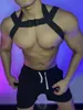 Scene Wear Male Bar Pole Dance Costume Rave Outfit Gogo Dancing Chest Strap Nightclub Muscle Man Accessories Sexig DJ Clubwear VDB5561Stage S