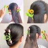 New Tulip Girasole Artigli per capelli Clip per capelli dolci per le donne Ragazze Forcine per capelli Coda di cavallo coreana Clip per artigli Copricapo Accessori per capelli