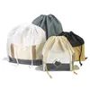 5pcs Non-woven Drawstring Storage Bags Pocket Drawstring Dust-proof Convenient Home Supplies Clothing Organizer 0615