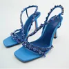 Tino Kino Sexy S Sandal Leopard Thin Thight High Cheels Pumps Ongle Strap Female Summer Party Shoes 2206017886674