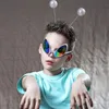 Party Decoration Silver Alien Glasses Martian Headband Set Costume Accessory Head BoppersParty