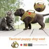 Hondenkragen ontleen aan kleine kat tactische militaire harnas huisdier puppy vest bungee riem met handvat voor middelgrote grote honden chihuahuadog