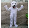Performance Polar Bear Mascot Trajes Carnaval Hallowen Gifts Unissex Adultos Fancos jogos de festa de festa férias comemoração de desenho animado