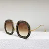 Marke Sonnenbrille Designerin Frau Metall Tempelelemente verziert runden Rahmen Karlsson Anti-UV400 Mode Brille Original Box
