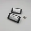 Förtrådbunden Alnico 5 Humbucker pickuper 1C flätad skärm ledningsnät för Gibson Guitar 1 set