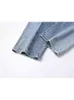 2022 Kvinnor Patchwork Straight Jeans Streetwear Ladies High midja Baggy Vintage Casual Hip-Hop Korean Denim Wide Pipes Pants Tij L220728