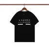 2022 Verão Moda Mens Womens Designers Camisetas Para Homens S Palmas Tops Luxurys Letra Bordado Tshirts Roupa Anjos Curtos De Mão Tshirt T-shirt T-shirt