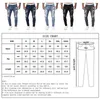 Hommes Ripped Skinny Jeans Bleu Slim Fit Trou Crayon Pantalon Casual Biker Pantalon Streetwear Haute Qualité Denim Homme Vêtements 220726