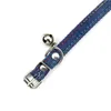 Dog Collars & Leashes European Design Denim Dogs Collar Zircon Buckle Ring Bell Adjustable Pet Neck Accessories Arrival Classic Products