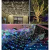 ストリングソーラーストリングフェアリーライト100LED / 5M 50 LED防水屋外ガーランドパワーランプクリスマス