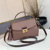 2022 Bolsos de hombro de diseñador de cuerpo cruzado Bolso de lujo para mujeres Top Calidad original Sacos de cuero genuino Principal elegante bolso cruzado Moda Totes Monederos