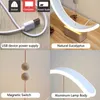 Stół USB Światło Oświetlenie wewnętrzne Magnetyczna Saldo Saldo Dekoracji Sztuka LED Nociągi Innowacyjny Nocny Lewitacja Magiczna Lampa Stołowa Decor