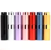 Portable Aluminum Telescop Refillable Perfume Bottle With Atomizer Empty Parfum Case Gift Boxes For travel