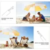 Parapluies 1pc Two Forks Umbrella Spike Ancre de sable durable utile
