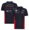 T-shirt F1 T-shirt pilota di Formula 1 Polo a maniche corte della squadra Camicia da corsa Maglie da uomo Top Maglia da motocross Taglie forti Asciugatura rapida