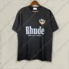 T -shirtontwerper verkoopt goed rhude oor van tarwe t -shirt mannen vrouwen hoogwaardige streetwear oversized tops hoge kwaliteit