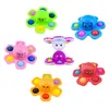 Octopus Push Bubble Face Fidget Toys Autism Sensory Children Fingertip Decompression Toys Surprise Gifts
