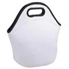 Sublimação em branco em branco Neoprene bolsa de bolsa para bolsas isoladas lanchonetes com design de zíper para o trabalho Escola FY3499 por atacado