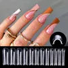 Nail Gel Toy Acrylic Extension False Tips Sculpted Full Cover Fake Finger Uv Polish Quick Building Mold Manicures Tool Set 0328