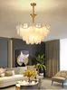 LUZ LUZ CRISTAL Crystal Feather Chandelier Lâmpadas Estudar Villa Villa Quarto Dinning Room Led E14 Lâmpada de teto