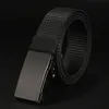 Belts Luxury Designer Toothless Automatic Buckle For Men Nylon Canvas Belt Outdoor Leisure Sports Unisex BeltBelts