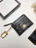 Luxurys Designers Echte lederen munt Portes Wallets Holder beroemde heren portemonnee Paspoorthouders Key Pouch Pols Mini Han2700070