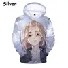 Men's Hoodies & Sweatshirts Tokyo Revengers 3D Print Hoodie Men Teen Fashion Hooded Pullover Autumn/Winter Casual Long Sleeve SweatshirtsMen