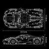 Creator Technical Super Racing Car McLarend 720S Building Blocks Velocità Veicolo sportivo Mattoni Costruzione Giocattoli Ragazzo Regalo di compleanno 220715