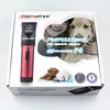 Profesyonel Pet Saç Düzeltici Elektrik Şarj Edilebilir Kedi Köpek Clipper Tımar Kesiciler Güçlü Tıraş Makinesi Hayvan için 110-240 V 220423