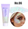 Oogschaduw glitter party body gel lichtgevende oogschaduw voor vrouwen of gilrs make -up gereedschappen groothandel ogen make -up