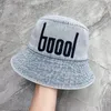 Ny 2022 Kvinna Wide Brim Hats Summer Le Bob Artichaut Bucket Hat Sun Cap Drawstring Design Justerbar storlek Huvudomkrets Stan2086082