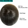 Natural Hair Color Afo Kinky Curly Glueless Full Machines Made Human Hairs Wigs Scalp Top for Black Women 250Density Silk Base Machine Wigs