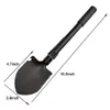 Spade Shovels Multifonctionnel Tactique Pelle Pliable Multi-Fonction Outil Ingénierie Pelle Avec Boussole Survie Produits De Plein Air