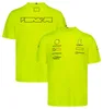 F1 Formula One Team Driver T-Shirt New Round Neck Racing Suit Summer Summer أقوى سريع الجفاف يمكن تخصيصها 289J