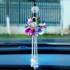 Innendekorationen Auto Rückspiegel Kristall Anhänger Rosa Mode Ornament Home Crafts Urlaub Kleid für Frauen Mädchen Geburtstagsgeschenk Acce