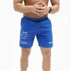 Homens ginásios de fitness musculação shorts verão homem casual praia jogger treino crossfit marca calças curtas masculino magro calça